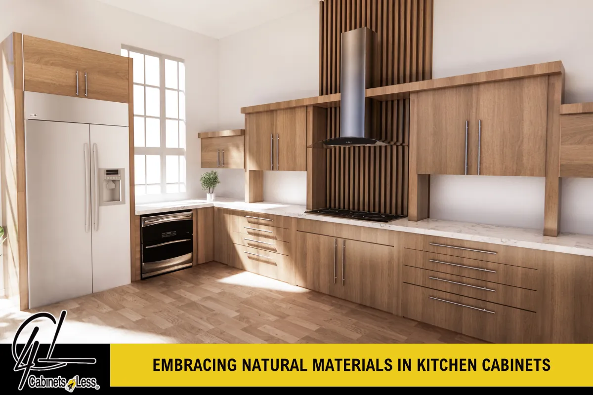 Embracing Natural Materials in Kitchen Cabinets