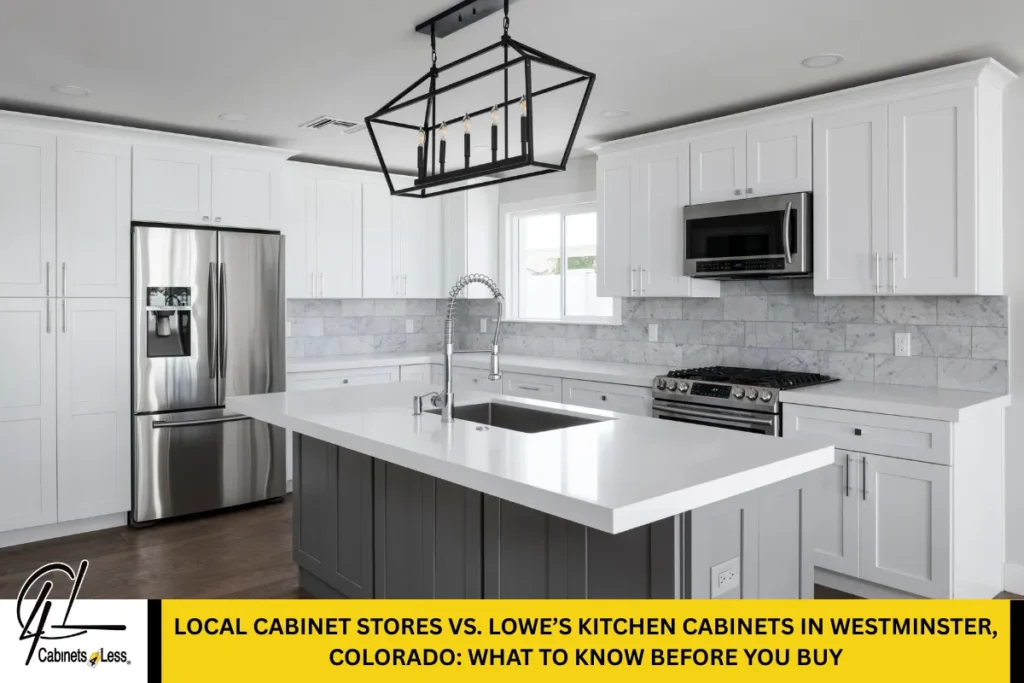 Local Cabinet Stores vs. Lowe’s Kitchen Cabinets in Westminster, Colorado: What to Know Before You Buy