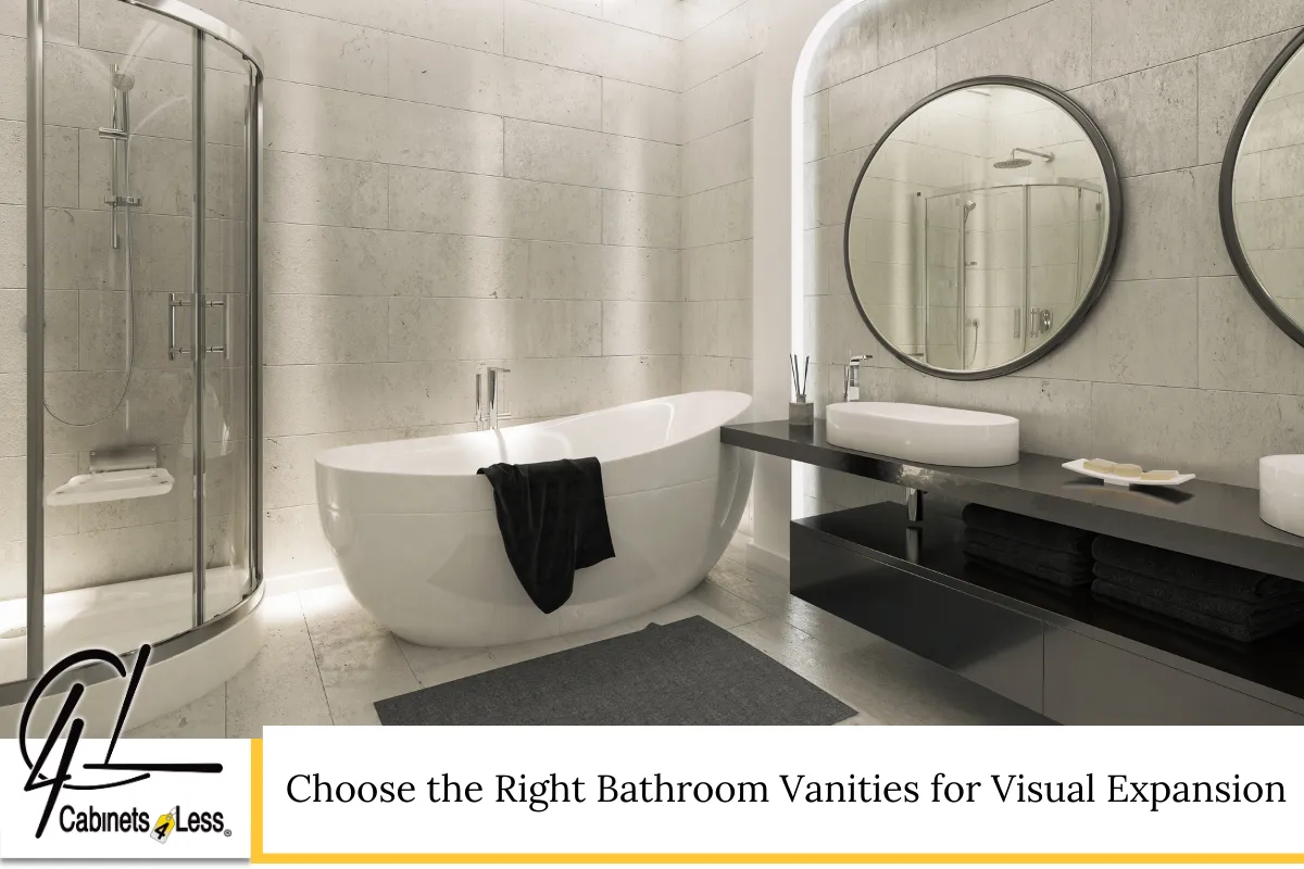 Choose the Right Bathroom Vanities for Visual Expansion