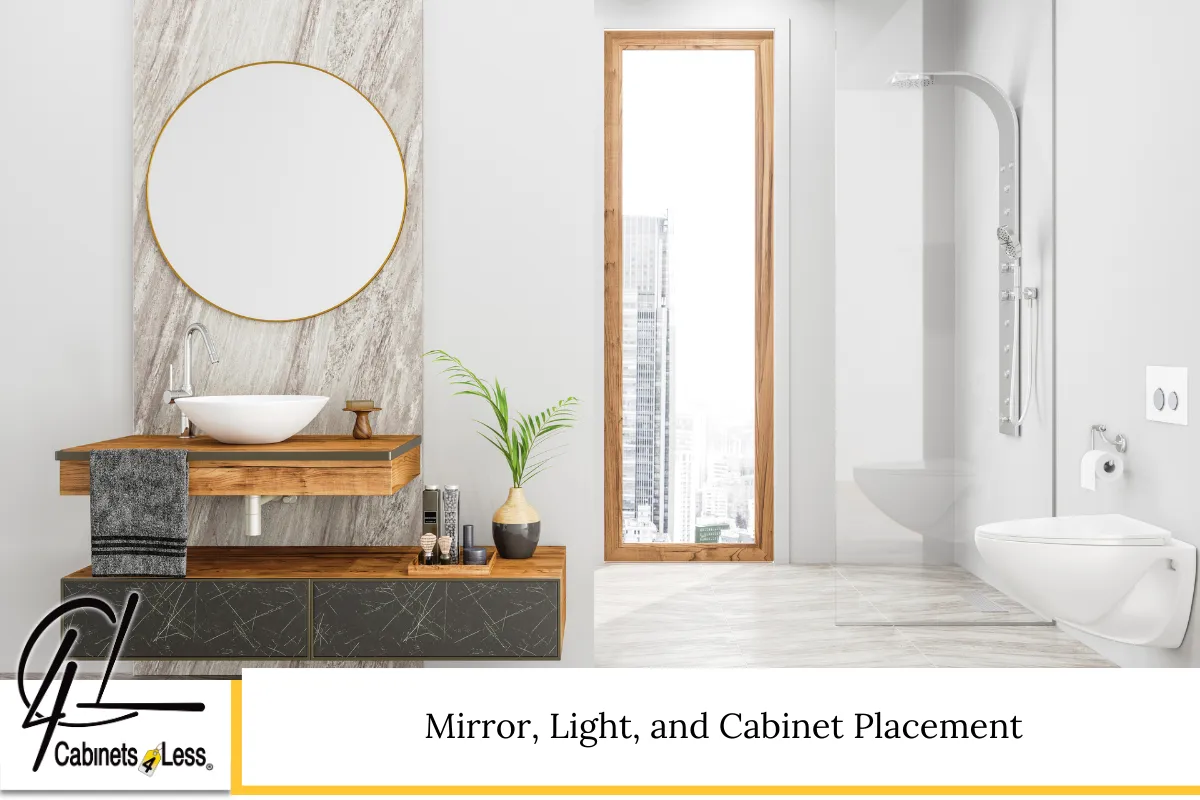Mirror, Light, and Cabinet Placement